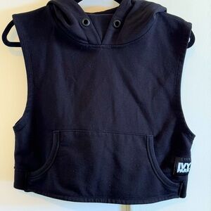 Ivy Park cropped hooded sweatshirt top